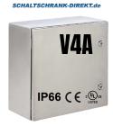 V4A Edelstahlgehäuse 500x400x250mm HBT 1-türig IP66 316L